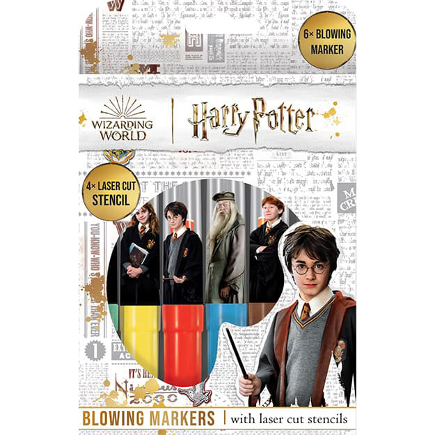 Markers blowing Harry Potter