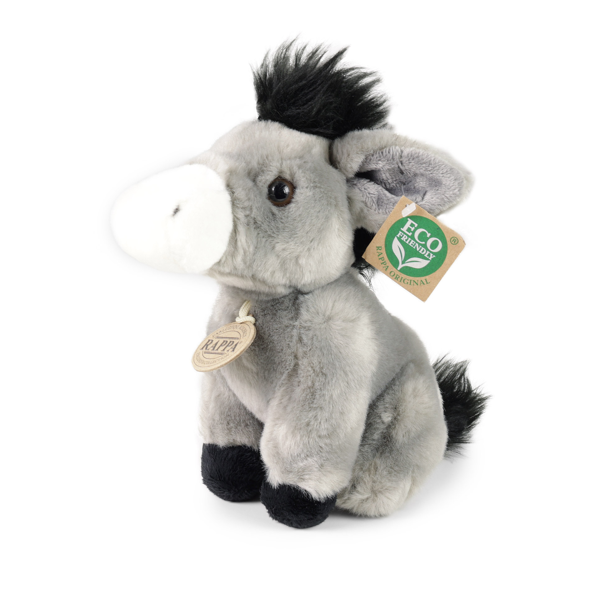 Plush donkey 18 cm ECO-FRIENDLY