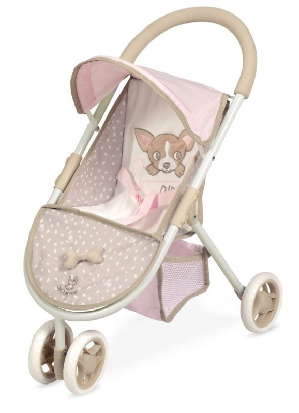 Stroller for dolls three-wheeled 55cm