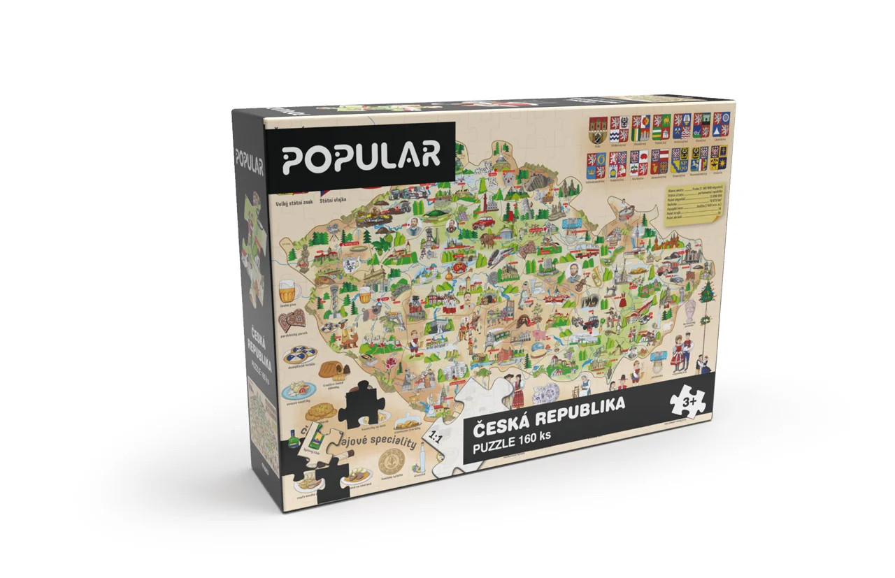 Puzzle – Map of the Czech Republic