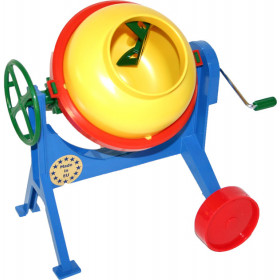 the big concrete mixer, plastic