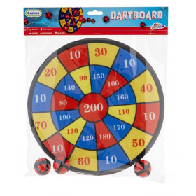 Dartboard 29,5 cm with 3 balls
