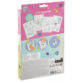 Creative set sand painting 4 sheets