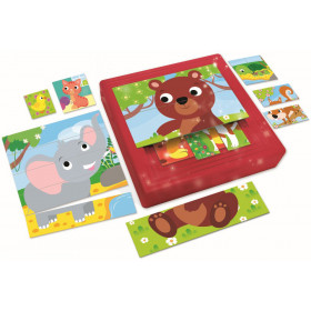 CAROTINA BABY 8 PUZZLE - Animals
