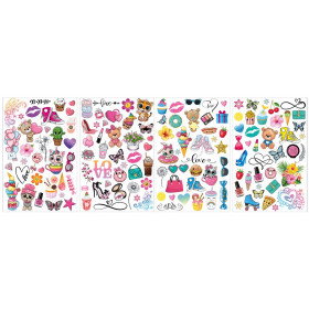 Tattoo set 2 sheets 20x13 cm