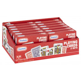 Playing cards 2x55 Canasta cards in a box