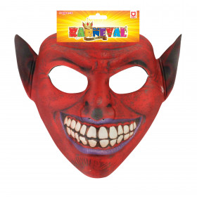 Devil textile mask for adults