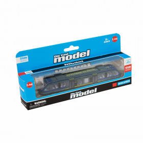 the modern metal/plastic train