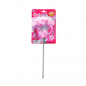 the Crown princess with wand pink