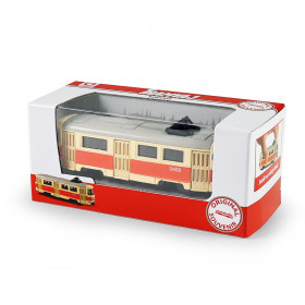 Retro metal mini tram 8,5 cm