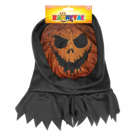 Halloween orange textile mask for adults