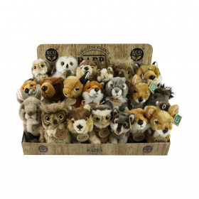Plush forest animals display ECO-F.