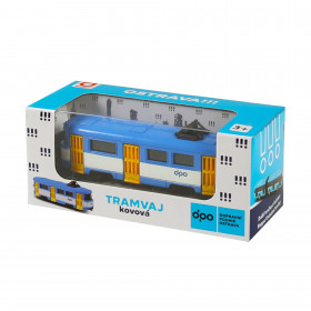 Metal tram mini DPO Ostrava 8.5 cm