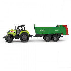 Tractor with sound, light, trailer