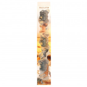 A set of wild animals 6 pcs