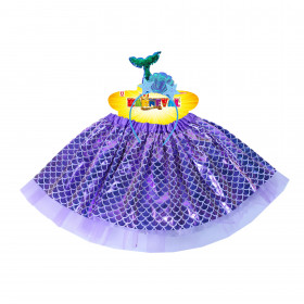 Children costume marmaid tutu skirt with accs.