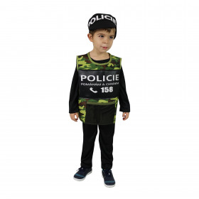 Children costume - policeman (S) e-pack