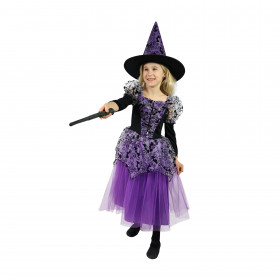 Children costume - violet witch (M) e-pack