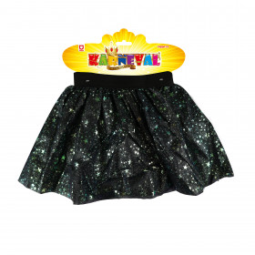 Children costume black tutu skirt with stars