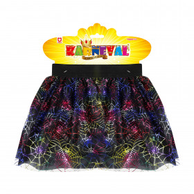 Children costume black tutu skirt with cobwebs