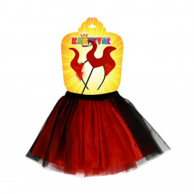 Children costume devil tutu skirt with accessories