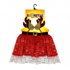 Children costume reindeer tutu skirt with accs.