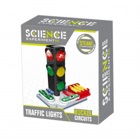 Educational traffic light with lights