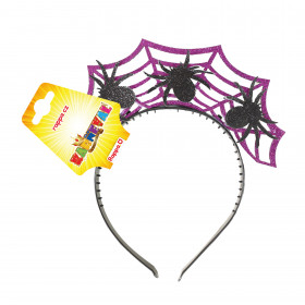 Children purple headband with spiders