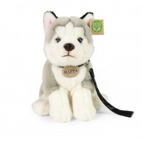 Plush husky dog 28 cm ECO-FRIENDLY