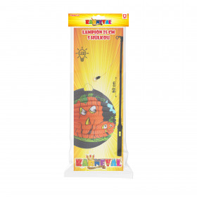 Lantern Halloween pumpkin 25cm stick