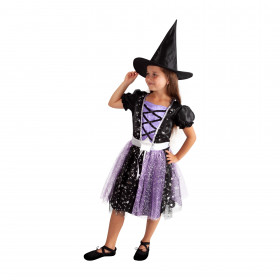 Children costume - black-purple (M) e-pack