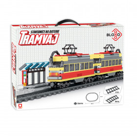 Battery-powered tram kit 724 pcs