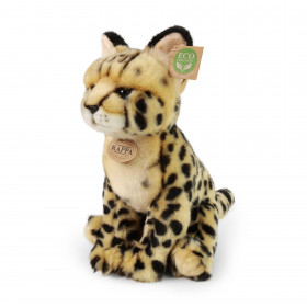 Plush serval 30 cm ECO-FRIENDLY