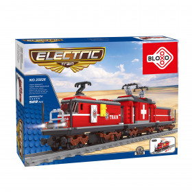 Building kit batterypowered train 529pcs