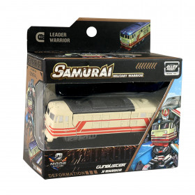 Metal robot locomotive beige