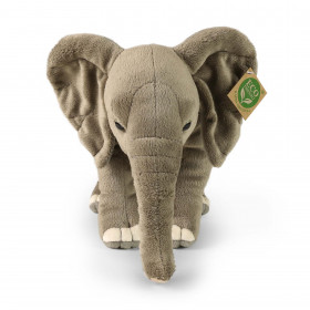 Plush african bush elephant 28 cm ECO-FRIENDLY