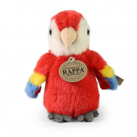 Plush red Macaw 16 cm ECO-FRIENDLY