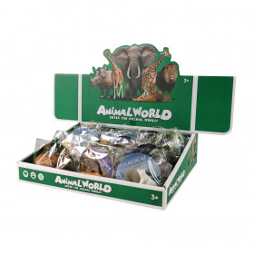 Wild animals mix in a box
