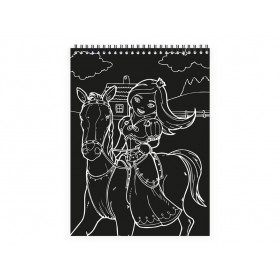 Scratch image block 26x19cm 10l mix
