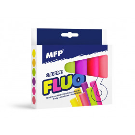 Chalks M pavement fluo round 6 pcs mix