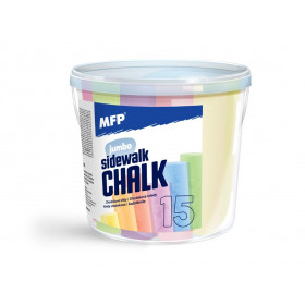 Sidewalk chalks M round 15 pcs
