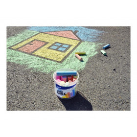 Sidewalk chalks M round 20 pcs mix