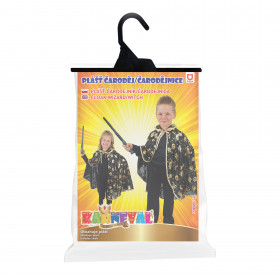 Children costume - witch cloak with gold decor