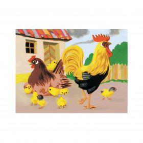 DOMESTIC ANIMALS RETRO 12 Wooden cubes