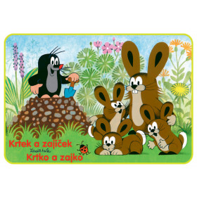 the Mole and bunny coloring pages A5