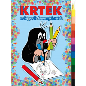 Coloring book A5 Mole with wax