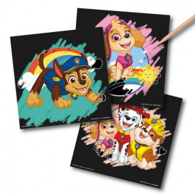 Creative set scratching Paw Patrol