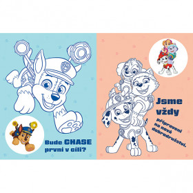 Coloring book with iron-on pictures