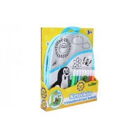 Backpack Mole painting blue 30cm