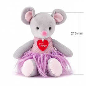 Mouse Akiko gray 30 cm